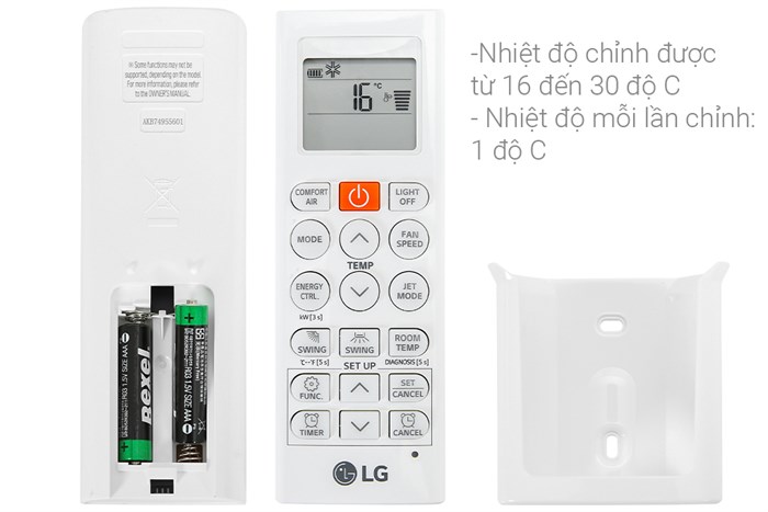 Điều hòa LG Inverter 18000 BTU 2 chiều B18END1